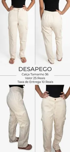 Calça tamanho 36 (ENTREGO)