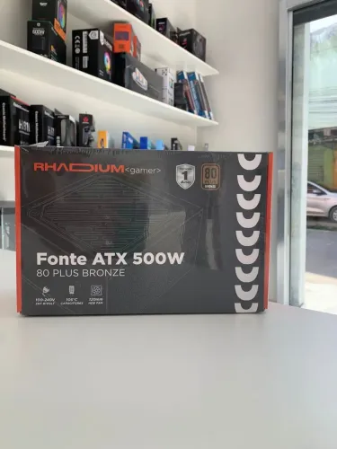 Fonte ATX 500W 80Plus bronze