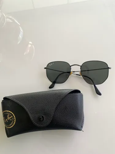 Ray-Ban Original Hexagonal Preto Unissex com Estojo