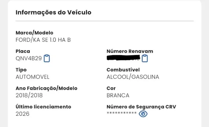 Ford KA 1.0 Se/se Plus Tivct Flex 5P 2018