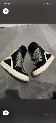 Rick owens geobasket veste até 40