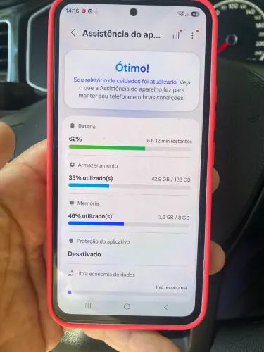 Samsung a54 5g 128gb 8gb ram com 2 capas e película