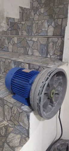 Motor 5cv da Balanceadora De Rodas Local Bl 100 - Jm Máquinas. Amarela