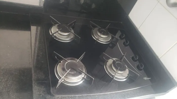 Cooktop Fischer 4 Bocas Vidro Temperado Preto