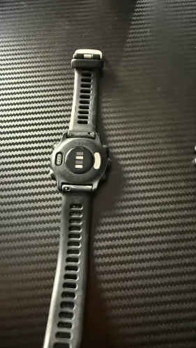 Relógio Garmin Forerunner 55 Monitor Cardíaco E Gps 42mm Black Mesh Black Preto