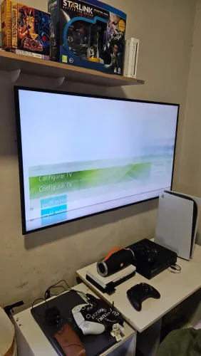 Televisão Samsung 4k 50 Pol com defeito