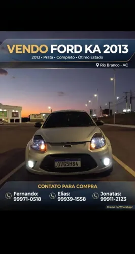 Ford KA 1.0 8v/1.0 8V ST Flex 3P 2013