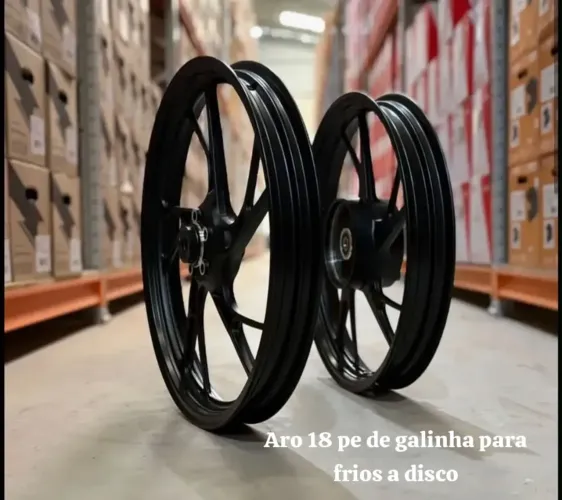 Roda liga leve aro 18 pe de galinha