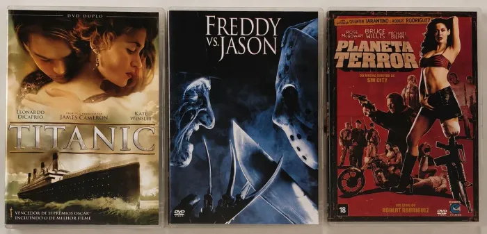 Lote com 3 DVDs