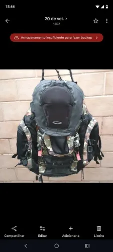Mochila 35L Oakley kichten camuflada