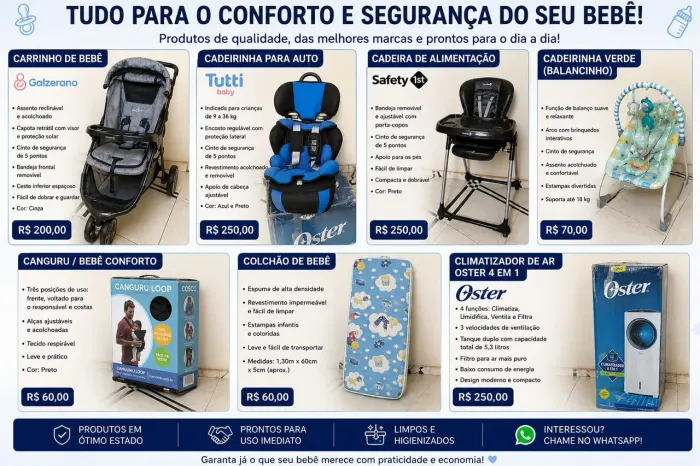 Produtos de bebê 