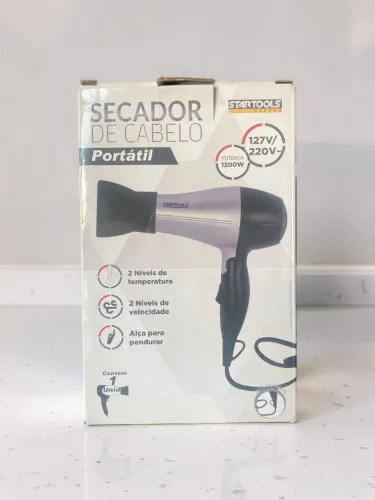 Secador de cabelo versátil