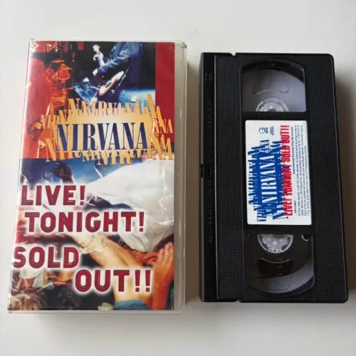 Nirvana Live Tonight Sold Out Fita VHS Importada - Leia anúncio!!!