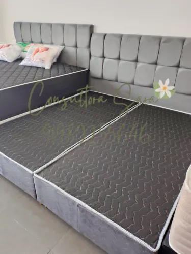 BASE DE CAMA BOX QUEEN BIPARTIDA ENTREGA GRÁTIS 