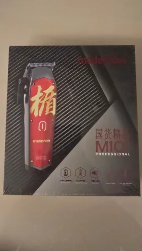 Máquina cortar cabelo sem fio Madeshow M10+ Profissional Lacrada