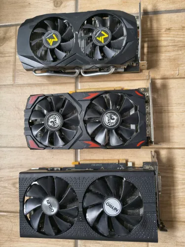 Placas de vídeo RX 580 / 480 para reparo