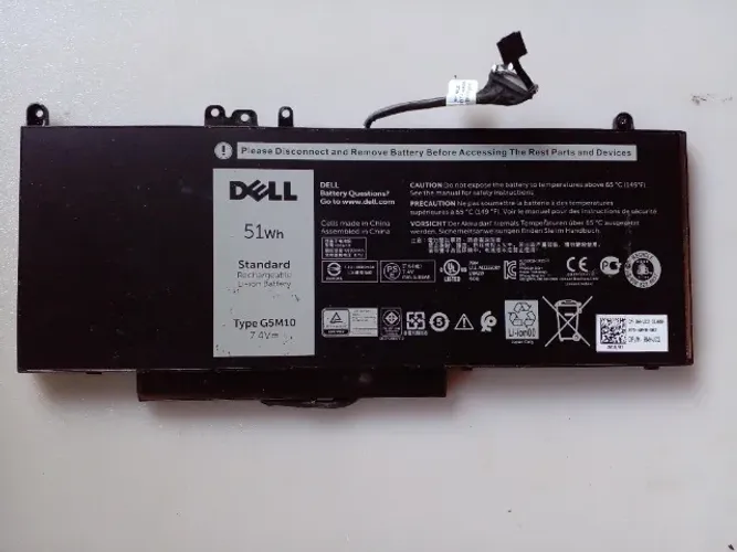 Bateria p/notebook Dell latitude E5450 original 51wh(usado