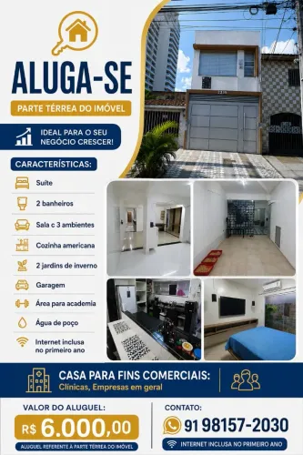 Alugo Casa Comercial 