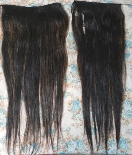 02 telas de cabelo humano 65 cm