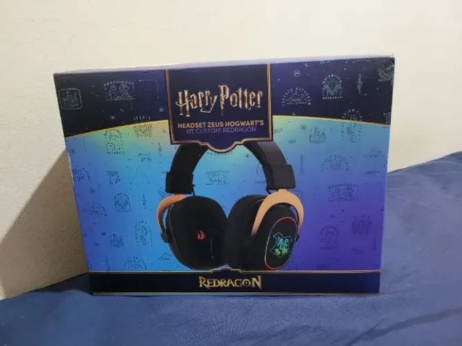 Headset Redragon Harry Potter Zeus Hogwarts Rgb Edição Especial
