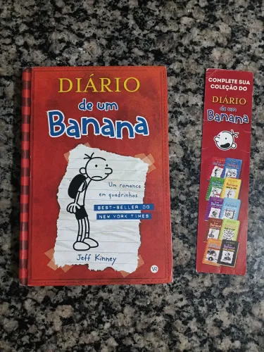 Livro Diário de um Banana (Jeff Kinney) - Volume 1 (Editora V&R) + Marca-páginas exclusivo