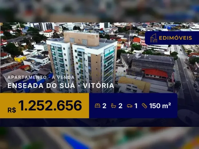 Incrível apartamento em Bento Ferreira com 2 quartos e área externa