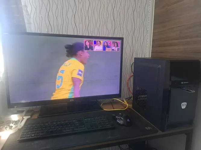 Pc completo i5 8gb ram ssd 240 gb +tv 32 polegadas