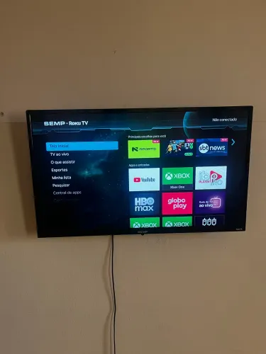 Tv semp 32? com sistema roku tv