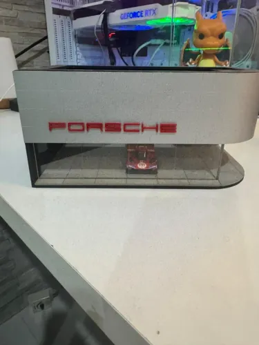 Diorama 1:64 concessionária porsche alta qualidade aceito cartas pokemon