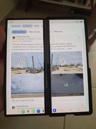 Galaxy fold 6 (defeito na tela interna)