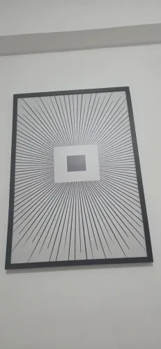 Quadro preto - com moldura