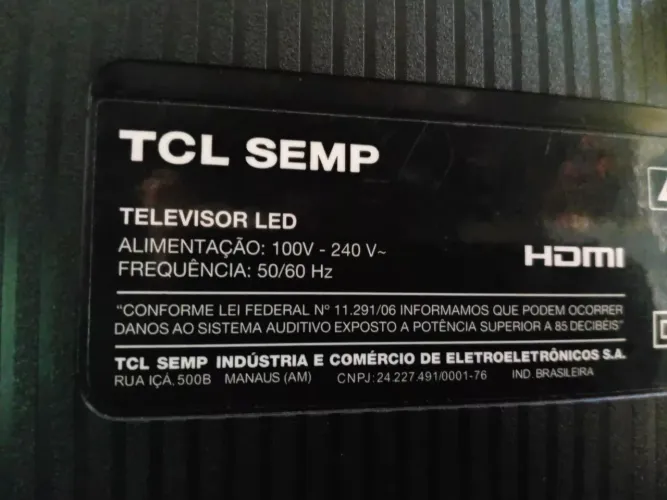 Tv tcl semp
