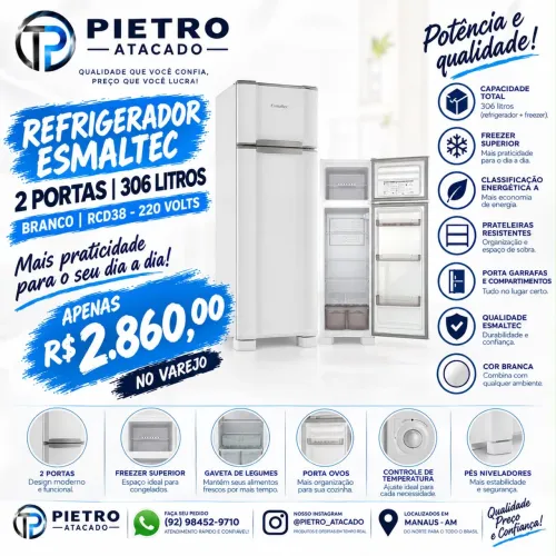 Galadeira Esmaltec 2 Portas