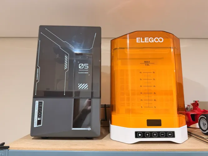 Elegoo Mars 5 Ultra + Lava e seca
