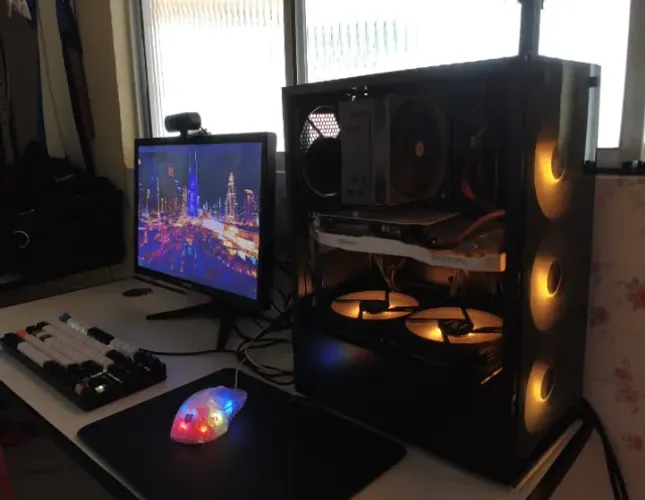 PC Gamer Completo: Ryzen 5 3600, RX 6600, 16GB RAM, SSD NVMe 256GB