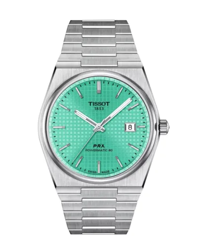 Tissot PRX Powermatic 80 40mm T137.407.11.091.01 - Novo Fullset - Automático - Verde Claro