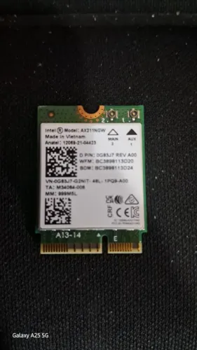 PLACA SEM FIO INTEL