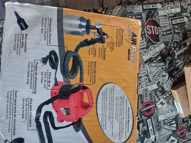 Pistola de pintura e pulverização Schutz 600w