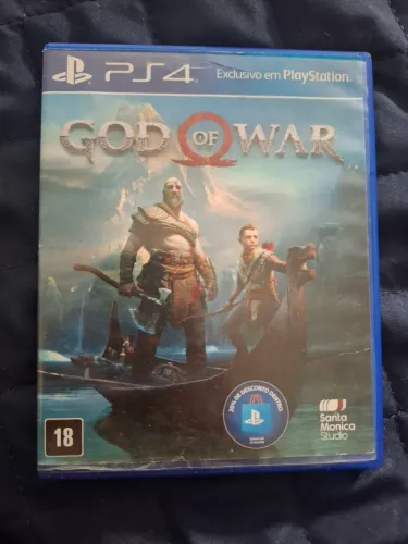 God of war ps4 capa azul