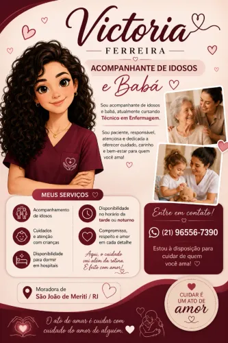 ACOMPANHANTE DE IDOSOS/ HOSPITALAR