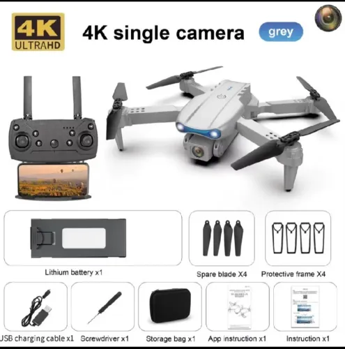 ? Drone com Câmera + Controle câmera de 4K4K