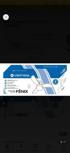 Ventilador de teto