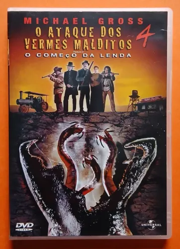 Dvd O Ataque dos Vermes Malditos 4 - O Começo da Lenda