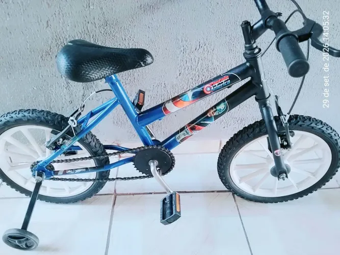 Bicicleta Capitão América