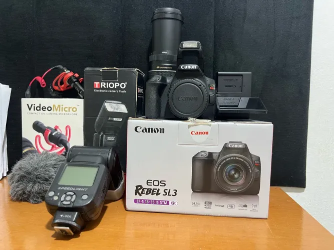Cânon SL3 - Kit filmmaker/Fotografo 