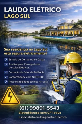 Laudo Técnico Elétrico Residencial - Lago Sul
