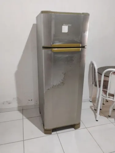 Geladeira duplex inox Esmaltec