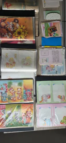 Coleção de Papéis de Carta Antigos (Anos 80 e 90)