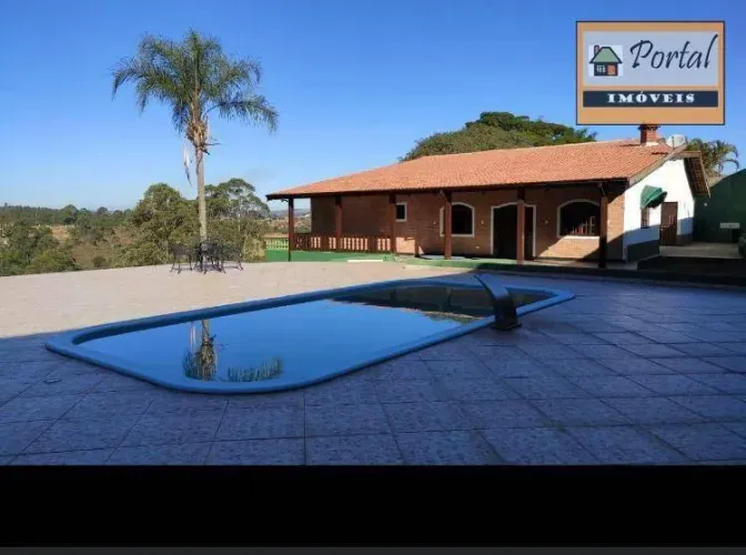 Chácara com 4 suítes à venda, piscina, churrasqueira - Chácaras Campo Limpo - Campo Limpo 