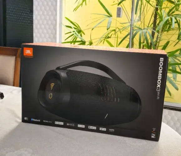 Caixa de Som JBL Boombox 3 Wi-Fi Bluetooth 200W Dolby Atmos - Nova + Nota Fiscal